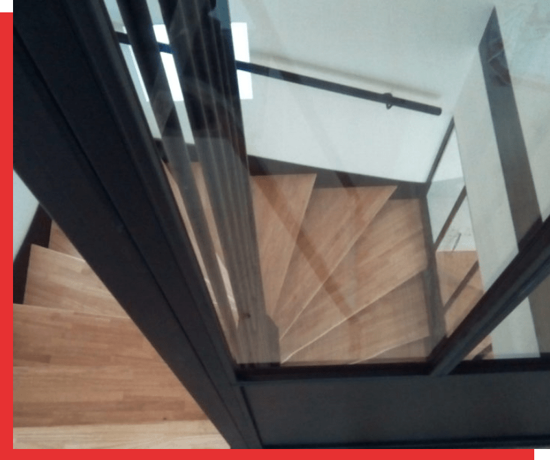 C2M53 Menuiserie Metallerie Serrurerie A Andouille Escalier Metal Bois 3